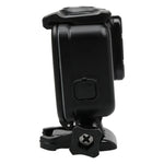 GoPro HERO6 / 5用 2-in-1 タッチスクリーンバックカバー＋45m防水ハウジング保護ケース（装着時レンズ分解必要） バックル付きベーシックマウント＆リードスクリュー、レンズ分解必要