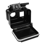 GoPro HERO6 / 5用 2-in-1 タッチスクリーンバックカバー＋45m防水ハウジング保護ケース（装着時レンズ分解必要） バックル付きベーシックマウント＆リードスクリュー、レンズ分解必要