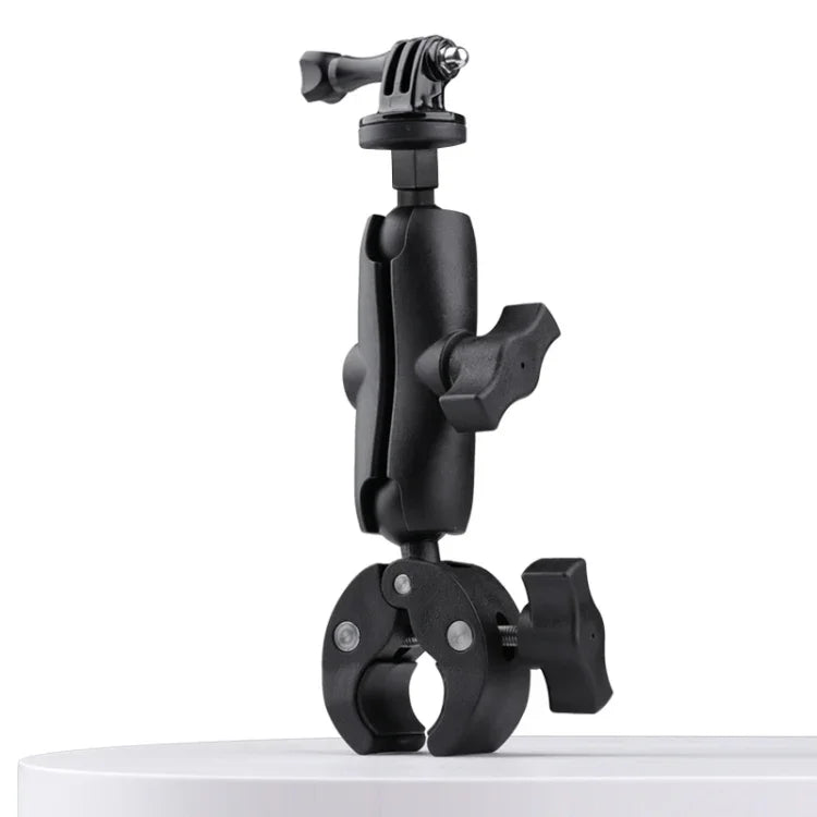拡張版 360度回転調整可能 アクションカメラ バイク・オートバイ用ハンドルバー ホルダー