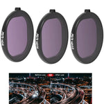 JSR 丸型ハウジング 3-in-1 ND8+ND16+ND32 レンズフィルター GoPro HERO8 Black用, 3-in-1 NDレンズ