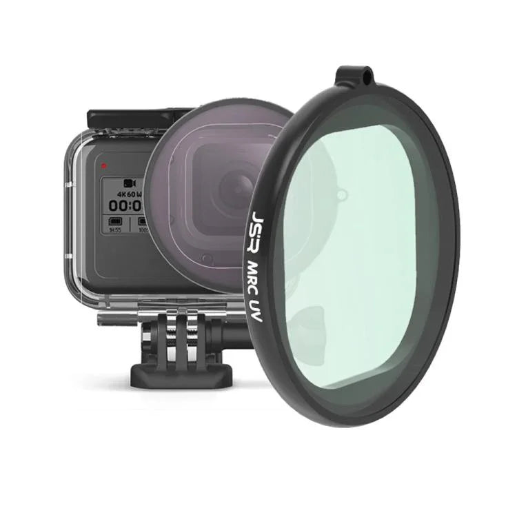 JSR 丸型ハウジング UV レンズフィルター GoPro HERO8 Black用, UV レンズ