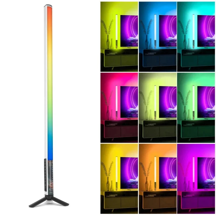 LUXCeO Mood1 85cm RGB カラフルな雰囲気リズム LEDスティック ハンドヘルド ビデオ写真用補助光 三脚付き、85cm 三脚付き