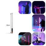 LUXCeO Mood1 50cm RGBカラフル雰囲気リズムLEDスティック ハンドヘルド ビデオ写真用補助光 三脚付き、50cm三脚付き