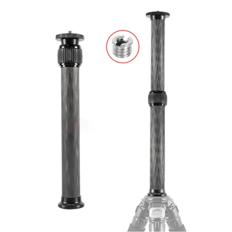 BEXIN P262C 235mm-396mm 三脚延長ポール カーボンファイバー センターポール 三脚エクステンダー、P262C