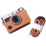 FUJIFILM instax mini Evo用 フルボディカメラ 本革ケースバッグ ストラップ付き、FUJIFILM instax mini Evo用