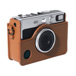 FUJIFILM instax mini Evo用 フルボディカメラ 本革ケースバッグ ストラップ付き、FUJIFILM instax mini Evo用