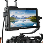 FEELWORLD F5 Pro V4 6インチ タッチスクリーン DSLRカメラフィールドモニター 3D LUT 4K HDMI 入出力 チルトアーム、F5 Pro V4