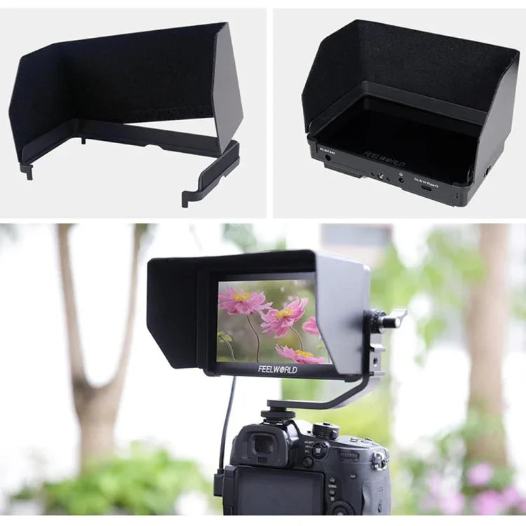 FEELWORLD F5 Pro V4 6インチ タッチスクリーン DSLRカメラフィールドモニター 3D LUT 4K HDMI 入出力 チルトアーム、F5 Pro V4