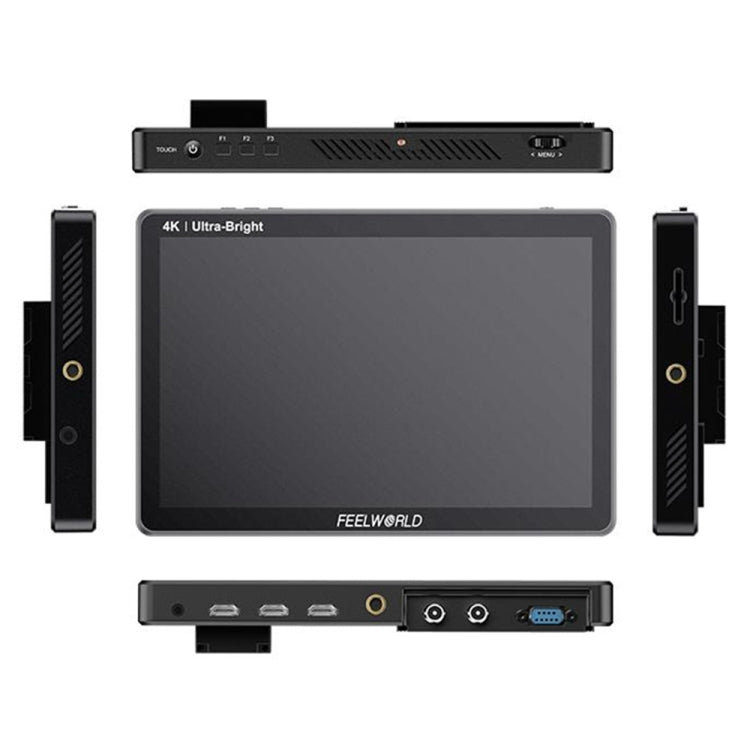 FEELWORLD LUT11S 10.1インチ 超高輝度 2000nit タッチスクリーン DSLRカメラフィールドモニター、3G-SDI 4K HDMI 入出力 1920 x 1200 IPSパネル、LUT11S