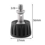 BEXIN GSF37-S 三脚 3/8インチステンレススチールフットスパイク プラスチックフットパッド、GSF37-S