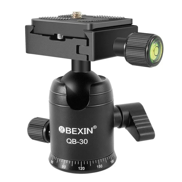 BEIXIN QB-30 360度回転パノラマメタルボールヘッドクイックリリースプレート付き、QB-30