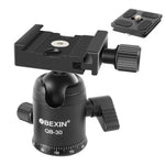 BEIXIN QB-30 360度回転パノラマメタルボールヘッドクイックリリースプレート付き、QB-30