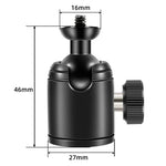 BEXIN K18A ミニ360度回転パノラマメタルボールヘッド、K18A