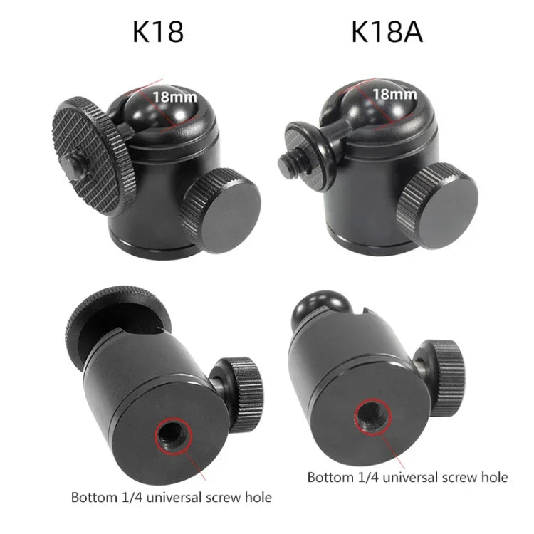 BEXIN K18A ミニ360度回転パノラマメタルボールヘッド、K18A