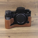 Fujifilm XH2S用 1/4インチネジ PUレザー カメラハーフケースベース、Fujifilm XH2S用
