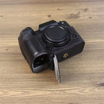 Fujifilm XH2S用 1/4インチネジ PUレザー カメラハーフケースベース、Fujifilm XH2S用
