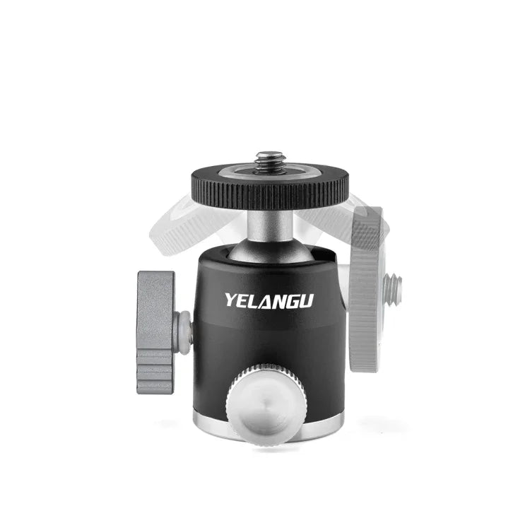 YELANGU LW-A01 パノラマメタルトライポッドボールヘッドアダプター、LW-A01