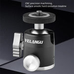 YELANGU LW-A01 パノラマメタルトライポッドボールヘッドアダプター、LW-A01