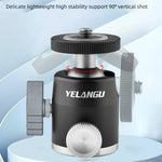 YELANGU LW-A01 パノラマメタルトライポッドボールヘッドアダプター、LW-A01