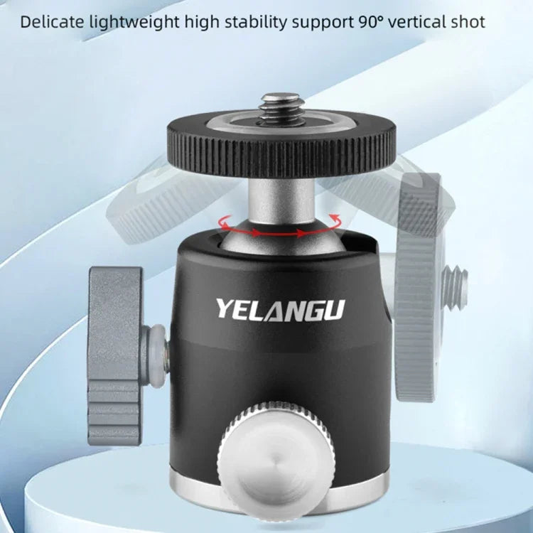 YELANGU LW-A01 パノラマメタルトライポッドボールヘッドアダプター、LW-A01