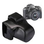 フルボディカメラ PUレザーケースバッグ ストラップ付き Canon EOS M5用、EOS M5用