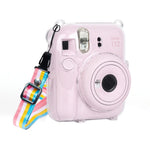 FUJIFILM Instax mini 12用 クリスタルハードケース カメラバッグ ショルダーストラップ付き, FUJIFILM Instax mini 12用