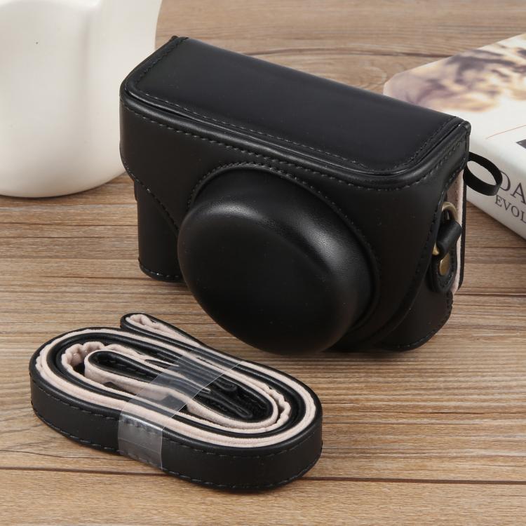 Sony ZV-1F Vlogカメラ用 フルボディレザーカメラケースバッグ ストラップ付き, Sony ZV-1F用