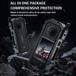 Insta360 X3 YELANGU LW-ONE X3 メタルケージ拡張フレームケース、LW-ONE X3対応
