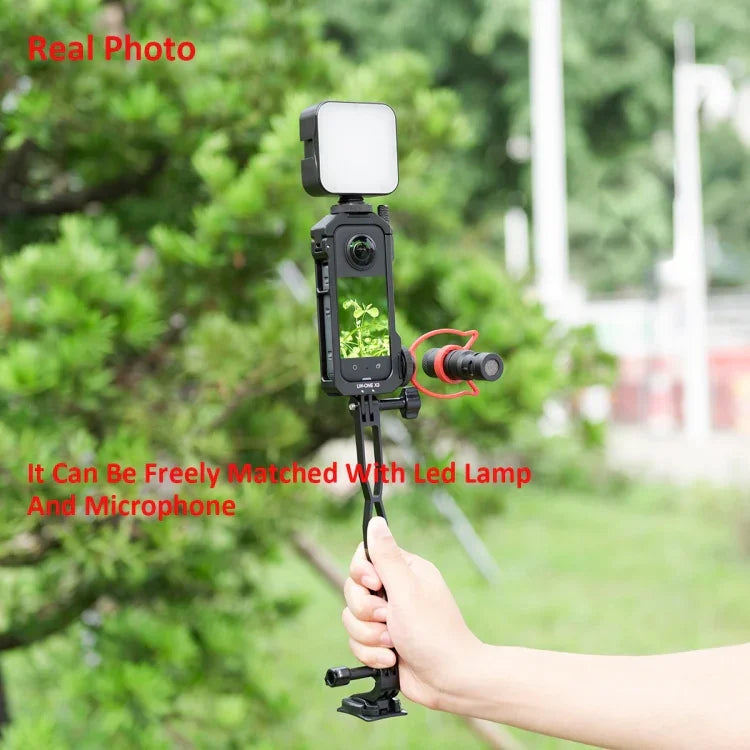 Insta360 X3 YELANGU LW-ONE X3 メタルケージ拡張フレームケース、LW-ONE X3対応