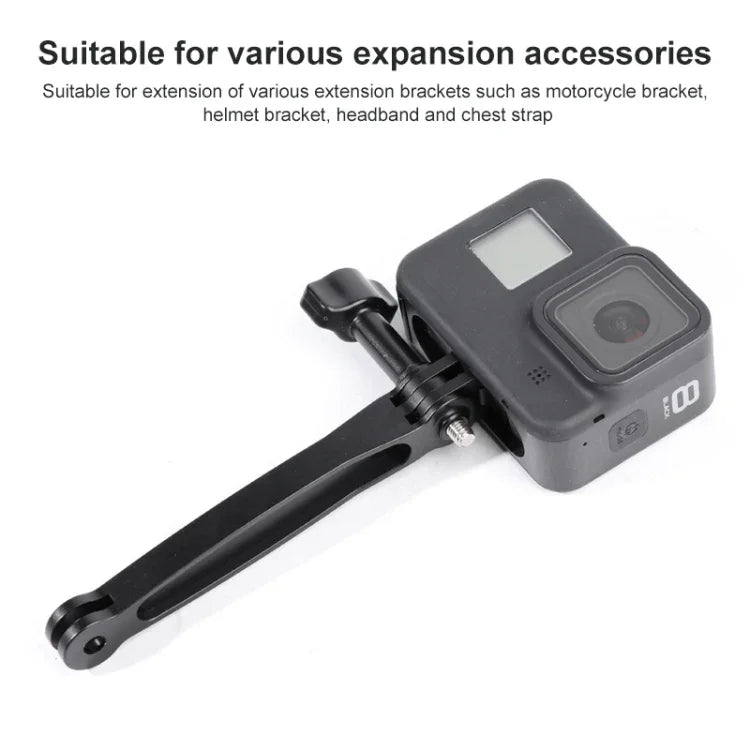 3-in-1 ジョイントアルミ延長アームグリップエクステンダー GoPro, Insta360, DJI他アクションカメラ用, 3-in-1