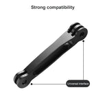 ジョイントアルミ延長アームグリップエクステンダー GoPro、Insta360、DJIおよびその他アクションカメラ用 長さ：10.8cm、10.8cm