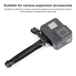 Joint アルミニウム エクステンションアーム グリップエクステンダー GoPro、Insta360、DJIおよびその他アクションカメラ用、長さ：8.8cm、8.8cm