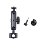 21mm ボールヘッド カー フロントシート ハンドルバー 固定マウントホルダー 三脚アダプター＆ネジ付き GoPro、Insta360、DJIおよびその他のアクションカメラ用、21mm 16.3cm