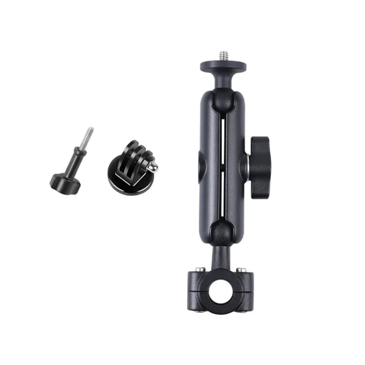 21mm ボールヘッド カー フロントシート ハンドルバー 固定マウントホルダー 三脚アダプター＆ネジ付き GoPro、Insta360、DJIおよびその他のアクションカメラ用、21mm 16.3cm
