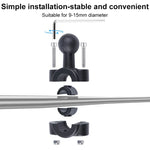 21mm ボールヘッド カー フロントシート ハンドルバー 固定マウントホルダー 三脚アダプター＆ネジ付き GoPro、Insta360、DJIおよびその他のアクションカメラ用、21mm 16.3cm