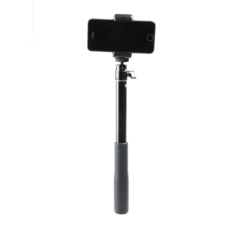 30-93cm グリップ折りたたみ式三脚ホルダー 多機能セルフィースティックモノポッド GoPro, Insta360, DJI他アクションカメラ・スマホ用, 長さ: 30-93cm