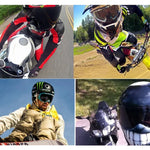 GoPro、Insta360、DJI 他アクションカメラ用 ヘルメット前面マウントバンドルセット