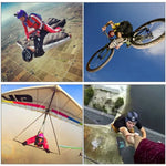 GoPro、Insta360、DJI 他アクションカメラ用 ヘルメット前面マウントバンドルセット