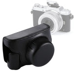 Panasonic Lumix GF7 / GF8 / GF9（12-32mm / 14-42mmレンズ）用ストラップ付きフルボディカメラPUレザーケースバッグ、Lumix GF7用