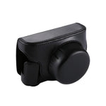 Panasonic Lumix GF7 / GF8 / GF9（12-32mm / 14-42mmレンズ）用ストラップ付きフルボディカメラPUレザーケースバッグ、Lumix GF7用