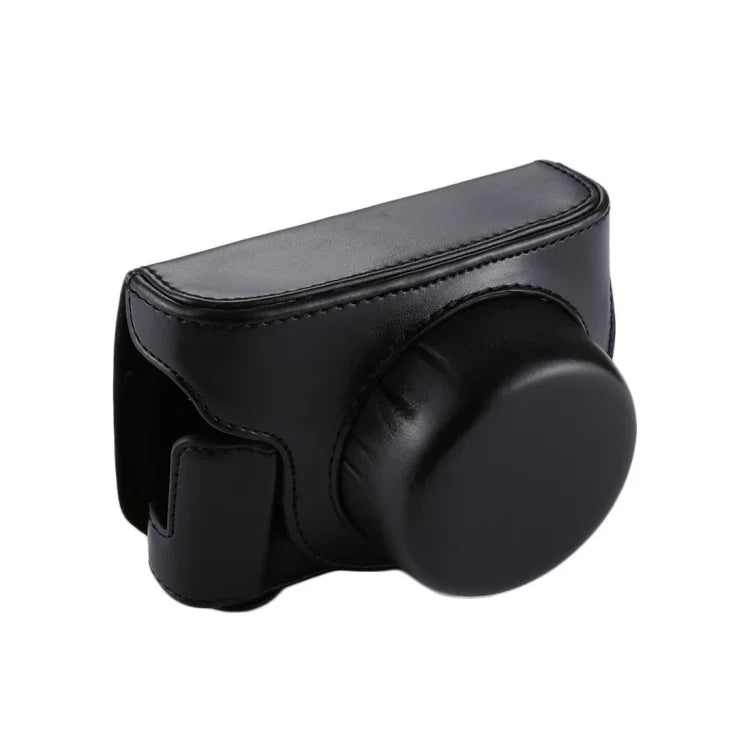 Panasonic Lumix GF7 / GF8 / GF9（12-32mm / 14-42mmレンズ）用ストラップ付きフルボディカメラPUレザーケースバッグ、Lumix GF7用
