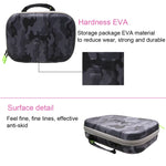 迷彩柄 EVA 衝撃吸収 防水 ポータブルケース GoPro、Insta360、DJI 他アクションカメラアクセサリー用, サイズ: 27cm x 19cm x 7cm