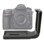 FITTEST FLN-D850 ニコンD850用縦撮りクイックリリースLプレートブラケットベースホルダー、ニコンD850