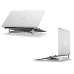 ユニバーサル アルミ合金冷却スタンド 折りたたみ式高さ調節ホルダー 12-17インチ PC iPad ノートパソコン用