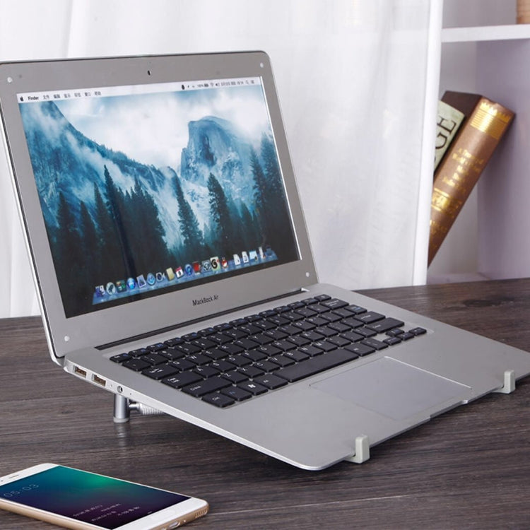 ユニバーサル アルミ合金冷却スタンド 折りたたみ式高さ調節ホルダー 12-17インチ PC iPad ノートパソコン用