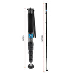 BEXIN P336C カーボンファイバーモノポッド トラベルライブ自撮りブラケットホルダー、P336C