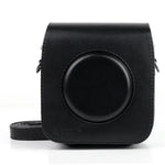 ヴィンテージPUレザー カメラケース保護バッグ FUJIFILM Instax SQUARE SQ10カメラ用、調節可能ショルダーストラップ付き、SQ10