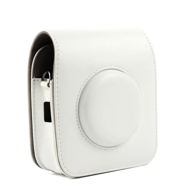 ヴィンテージPUレザー カメラケース保護バッグ FUJIFILM Instax SQUARE SQ10カメラ用、調節可能ショルダーストラップ付き、SQ10