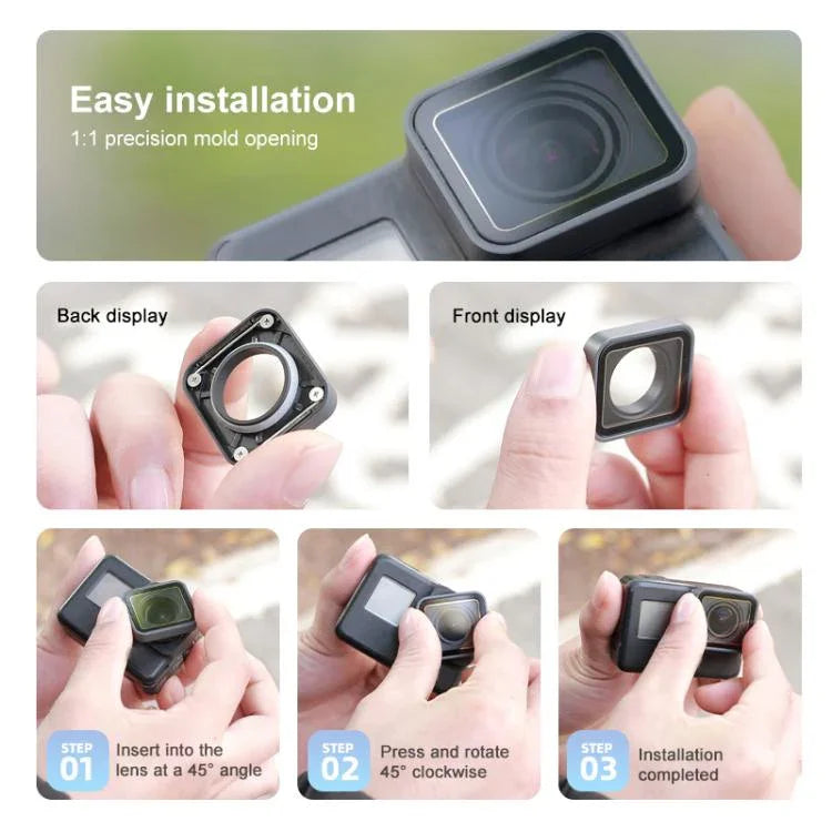 GoPro HERO7 /6 Black /5 Black用 UV保護レンズ修理パーツ、GoPro HERO5 UVフィルター用
