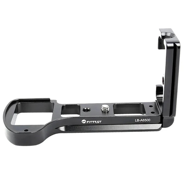 FITTEST LB-A6500 Sony ILCE-6500 (A6500)カメラ用縦撮りクイックリリースLプレートブラケットベースホルダー 金属ボールヘッド